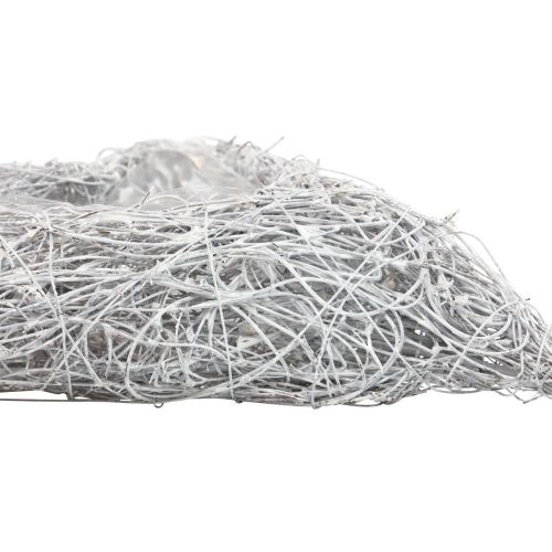 Floristik24 Vine hjärta växt hjärta växt skål vit natur 16×19cm×5,5cm