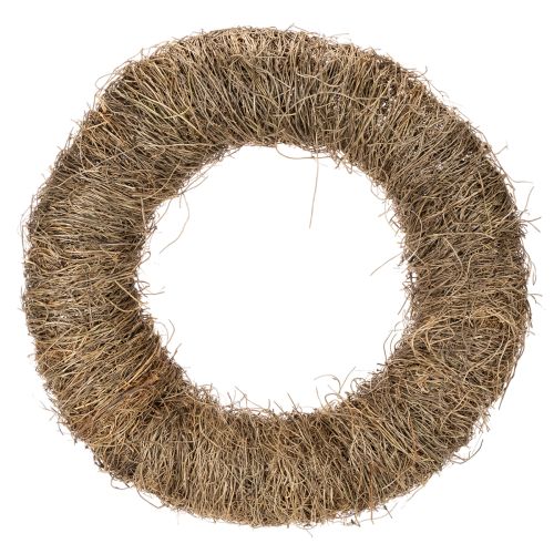 Vinrankrans, obehandlad, rund, naturlig krans för hantverk, 45 cm