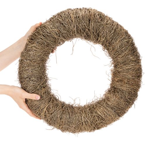 Vinrankrans, obehandlad, rund, naturlig krans för hantverk, 45 cm | Floristik24.se