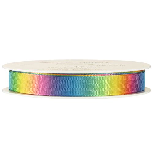 Artikel Regnbågsband dekorativt band presentband 15mm 18m