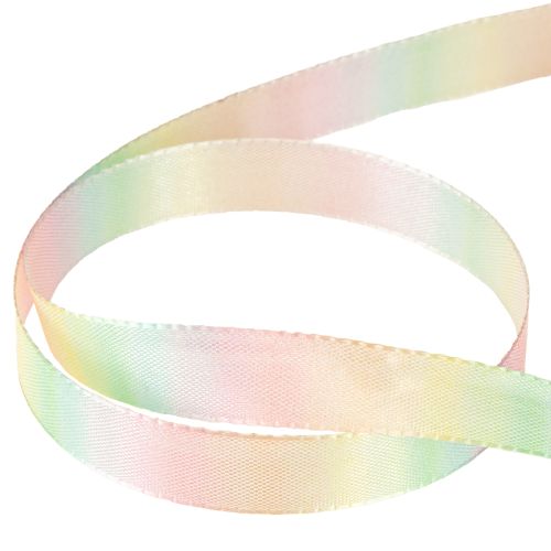 Artikel Regnbågsband pastellfärgat dekorativt band presentband 15mm 18m