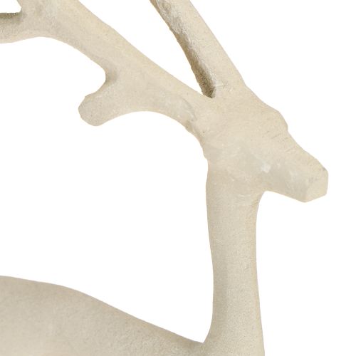 Artikel Rendekoration hjortfigur metall grå lera optik H27,5cm