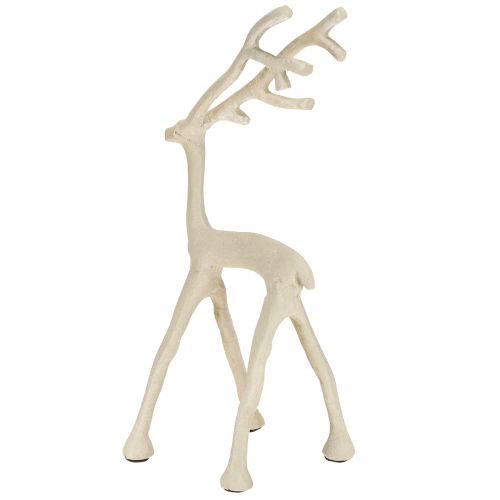 Artikel Rendekoration hjortfigur metall grå lera optik H27,5cm
