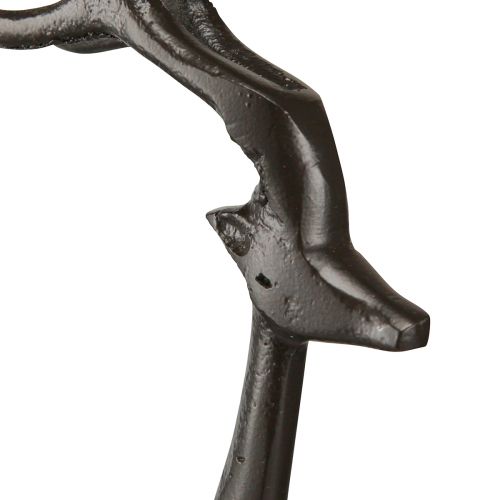 Floristik24 Rendekoration metall jul i brunt 17x8x38,5cm