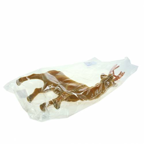 Floristik24 Renflockad curry, koppar 40cm