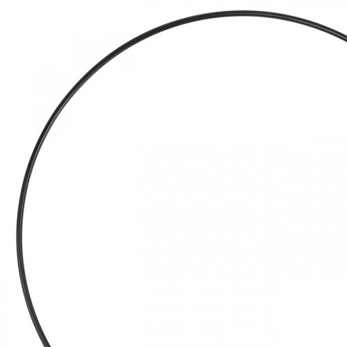 Metallring dekorring Scandi ring deco loop svart Ø25cm 4st