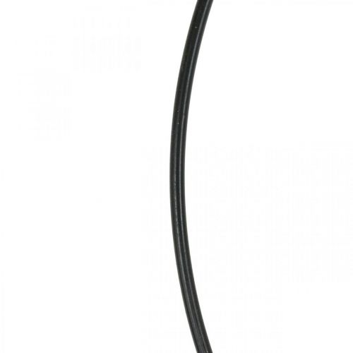 Floristik24 Metallring dekorativ ring Scandi ring dekorativ ögla svart Ø30cm 4 st