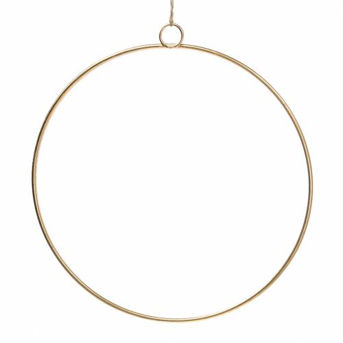 Artikel Dekorationsring för upphängning av guld Ø35cm 4st