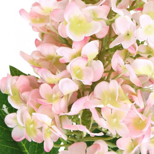 Floristik24 Panicle Hydrangea Rosa Sidenblomma Artificiell Hortensia L100cm