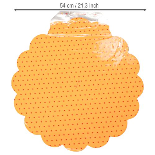 Artikel Rondella Dots blommanschett med prickar Ø54cm 100 st