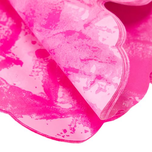Blommanschett rondella rund manschett 38 cm rosa för buketter | Floristik24.se