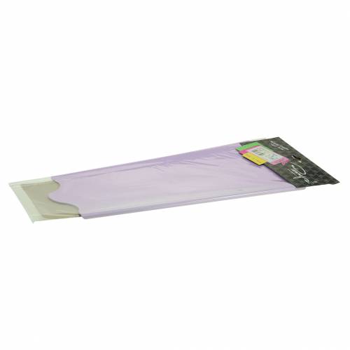Floristik24 Rondella manschett lila randig Ø60cm 50st