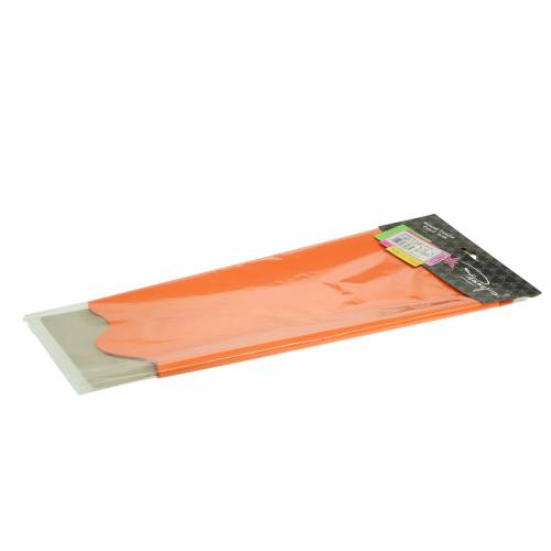 Floristik24 Rondella manschett orange randig Ø60cm 50p