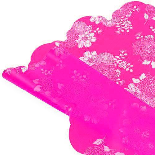 Floristik24 Rondella manschetter Ø58cm rosa 50st