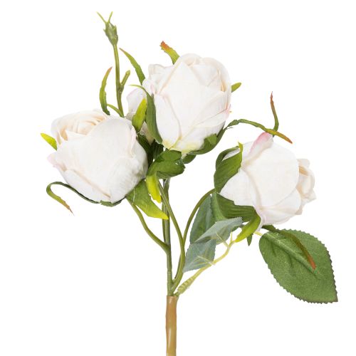 Artikel Konstgjord blombukett med rosor för elegant bordsdekoration, 31 cm, 3 stycken