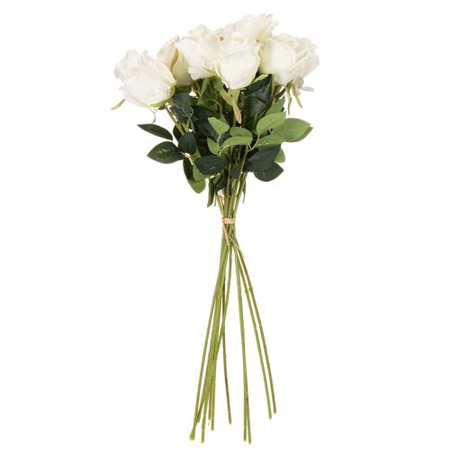 Konstgjord rosblomma, lång stjälk, för vas, 62 cm, 12 stycken | Floristik24.se