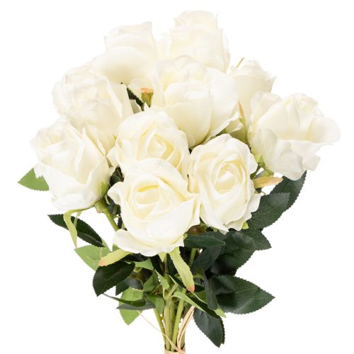 Konstgjord rosblomma, lång stjälk, för vas, 62 cm, 12 stycken | Floristik24.se