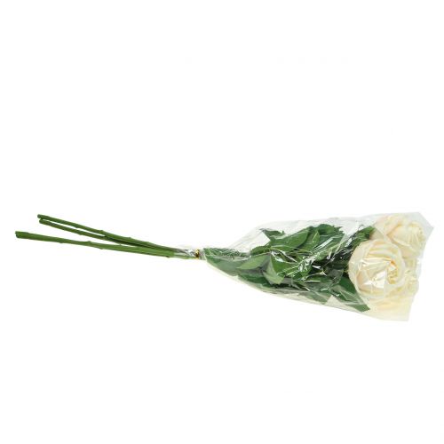 Floristik24 Rose i rosa 65 cm 4st