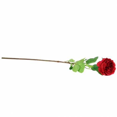 Floristik24 Ros konstgjord blomma röd 72cm