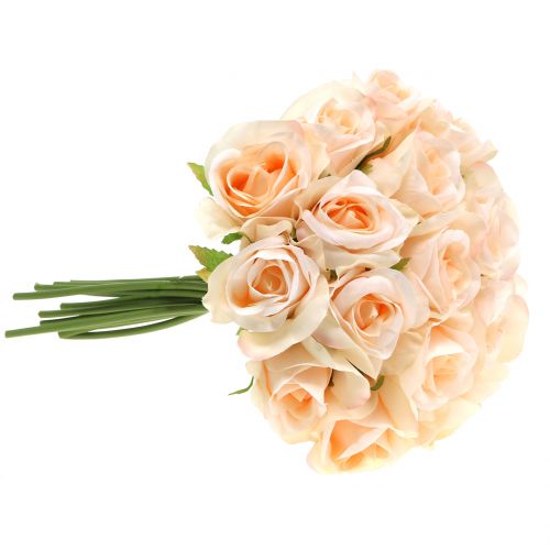 Floristik24 Rosebukett persika Ø22cm