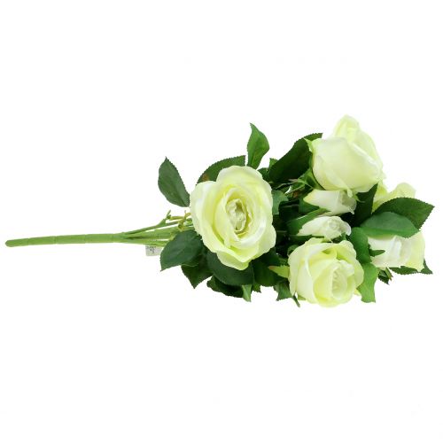 Floristik24 Bukett med creme rosor 48cm