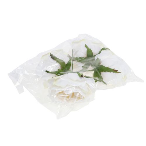 Artikel Roseblom vit 17cm 4 st