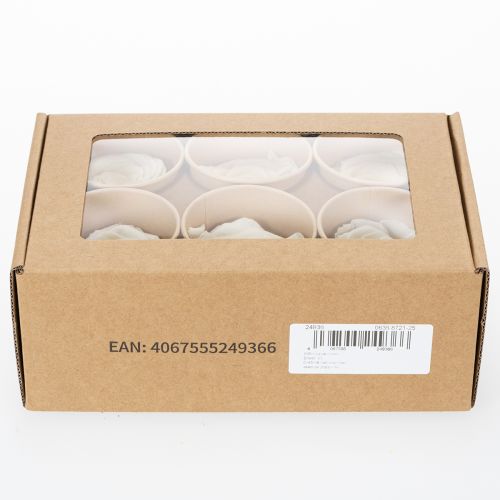 Artikel Konserverade rosenhuvuden, hållbar bordsdekoration för en romantisk atmosfär, bröllopsdekoration, 5 cm, 6 stycken