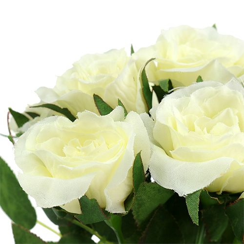 Floristik24 Buketter av rosor vita L26cm 3st