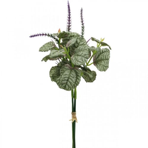 Artikel Konstgjorda sidenblommor, salvia i gäng, salvia silkesblomma violett L28cm 4st