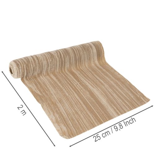 Bordlöpare sammetsband krossad sammet 25cm 2m | Floristik24.se