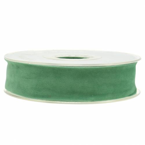 Artikel Sammetsband grönt 25mm 7m
