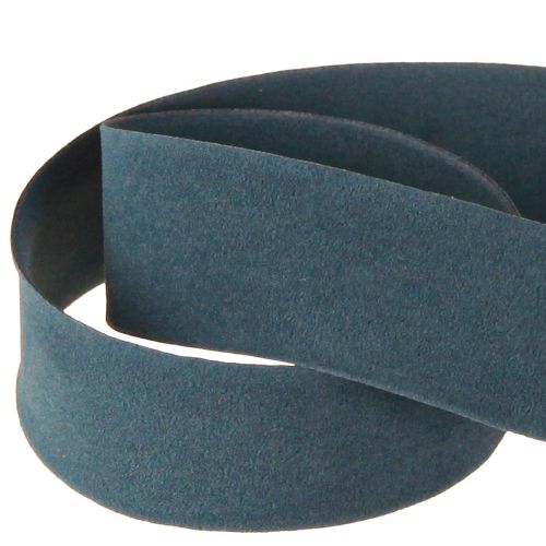 Artikel Sammetsband blått presentband dekorativt band 25mm 7m