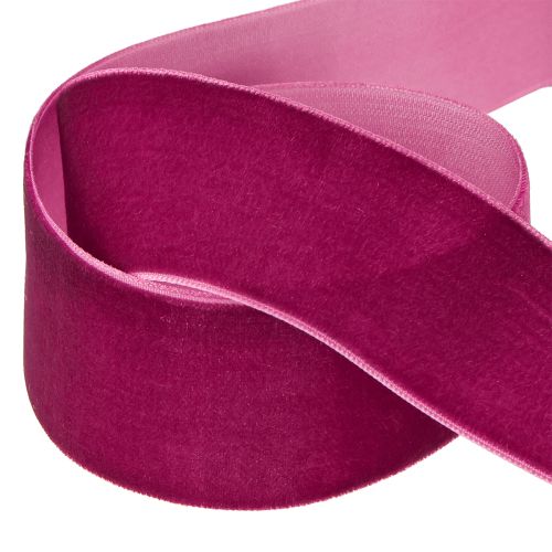 Artikel Sammetsband dekorativt band sammets presentband Erika 40mm 8m