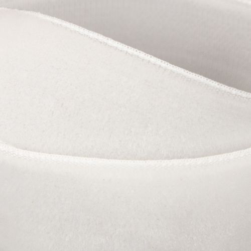 Artikel Sammetsband, presentband, dekorativt band, vit sammet, 20 mm brett, 10 m långt