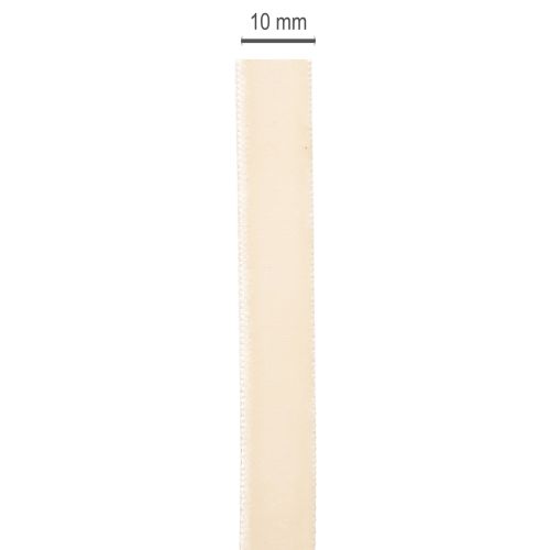 Sammetsband på rulle för hantverk och förpackning, 10 mm x 20 m | Floristik24.se