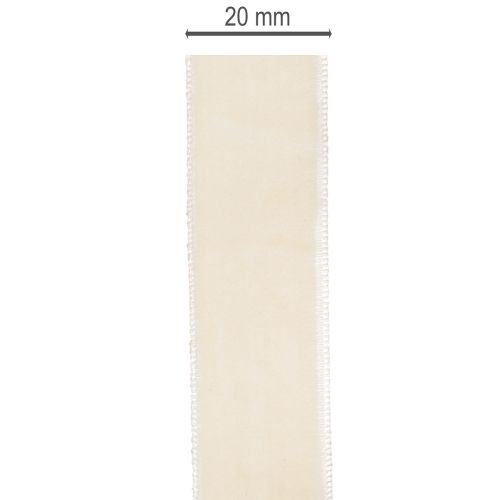 Presentband, elegant sammetsband för presenter och blommor, 20mm, 10m | Floristik24.se