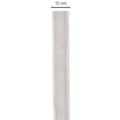 Sammetsband, dekorativt band på rulle för kreativa dekorationer, 10 mm brett, 20 m långt | Floristik24.se