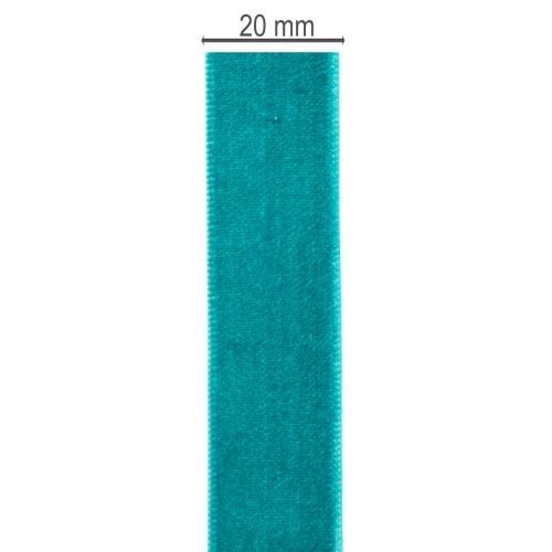 Dekorativt sammetsband för dekoration, 20 mm brett, 10 m långt | Floristik24.se