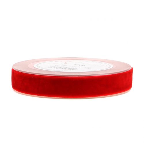 Artikel Sammetsband rött 20mm 10m