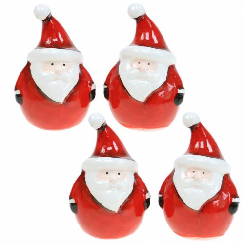 Floristik24 Jultomten dekorativ figur 8,5cm 4 stycken