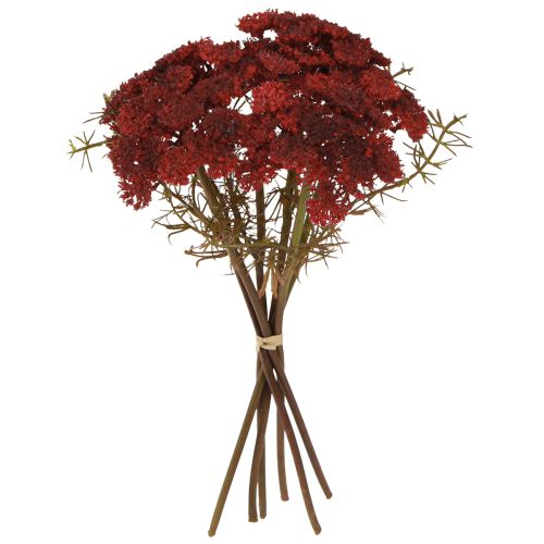 Konstgjorda röllekablommor röda Achillea konstgjorda H30cm 6 st