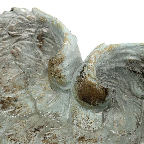 Floristik24 Skål hjärtaform grå 20cm x 18 cm H7.5cm 1p