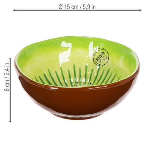 Artikel Keramisk serveringsskål, Kiwi-design. Perfekt för eleganta matbord och bufféer. 15 cm