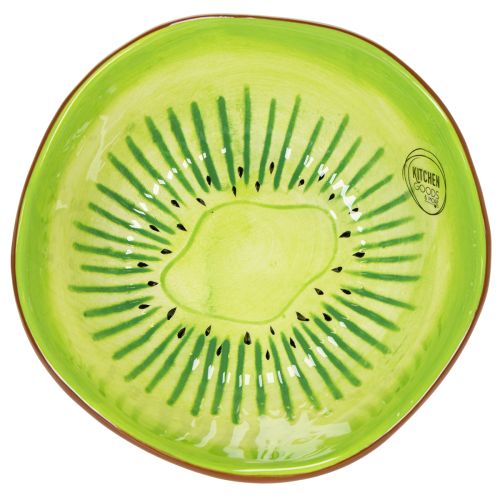 Artikel Keramisk serveringsskål, Kiwi-design. Perfekt för eleganta matbord och bufféer. 15 cm