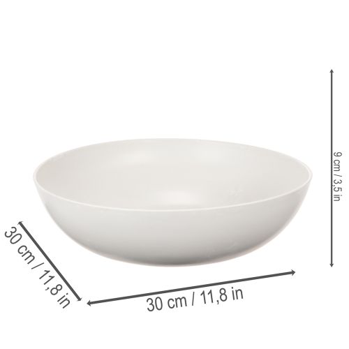 Stor rund skål, mångsidig dekorativ skål, 30 cm | Floristik24.se