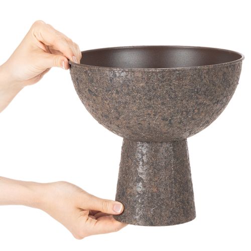 Rund planteringslåda på stativ, modern växtkruka, 25 cm | Floristik24.se