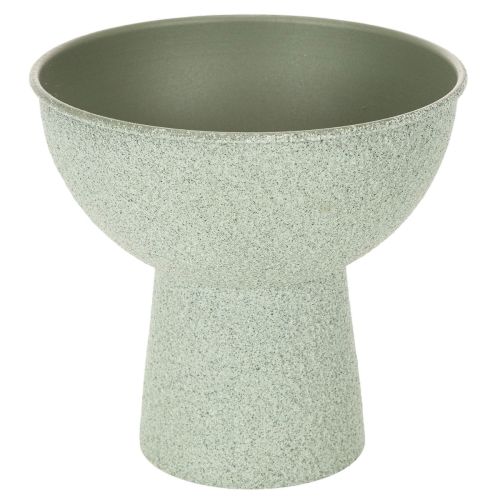 Modern rund kruka på hög bas, 18 cm