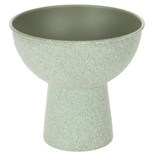 Modern rund kruka på hög bas, 18 cm