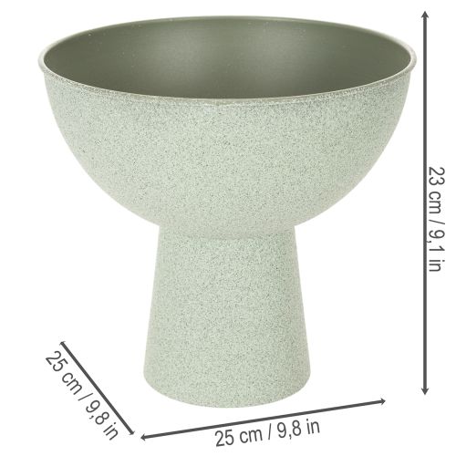 Skål med stativ för växter, dekorativ skål, 25 cm | Floristik24.se