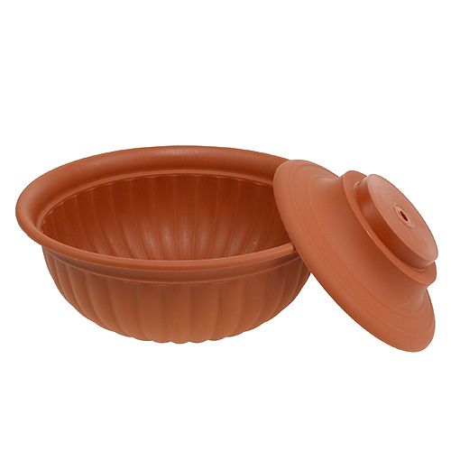 Artikel Skål med fot terrakotta Ø26cm